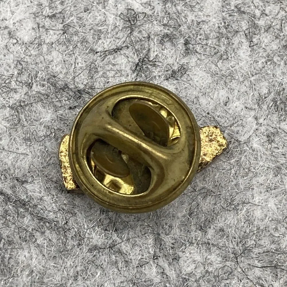 Vtg Gold Tone Men's Shoe Tie Tack Lapel Pin Quirky Hipster Dopamine Dressing‎